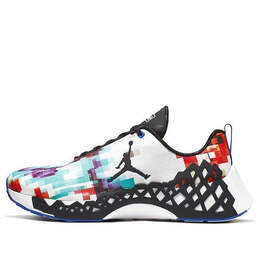 Кроссовки htm x jordan trunner nxt react 'white' Nike, белый ct2819-100 | white/black-racer blue-safety orange