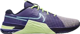 Кроссовки Nike Metcon 8 AMP 'Deep Purple Barely Volt', фиолетовый dv1206 500 | purple