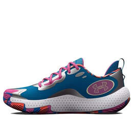 Кроссовки spawn 5 le 'brilliant blue pink' Under Armour, синий 3026758-400 | brilliant blue/pink edge