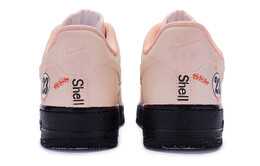 Кроссовки для скейтбординга Air Force 1 мужские низкие Fierce Pink/Black/Playful Pink/White Nike cw2288-111(team80-男款粉红猪)