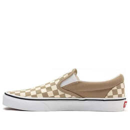 Кроссовки classic slip-on 'checkerboard - incense' Vans, коричневый vn0a33tb43a | brown