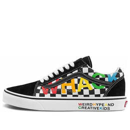 Кроссовки old skool bkwht taiji grid wear-resistant non-slip low top casual skate shoes black white Vans, черный vn0a7q2jbc8 | black/white