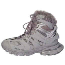 Кроссовки track hikers 'faux fur grey' Balenciaga, серый 668557w3cq21800 | grey
