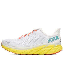 Кроссовки clifton 8 'blanc de blanc illuminating' Hoka One One, мультиколор 1119393-bdbi | blanc de blanc/illuminating