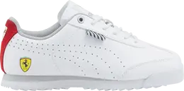 Кроссовки Puma Scuderia Ferrari x Roma Jr White Rosso Corsa, белый 307128 02 | white