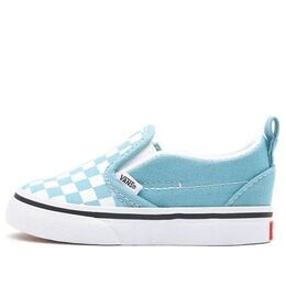 Кроссовки slip-on k shoes white/blue Vans, белый vn0a348830y | white/blue