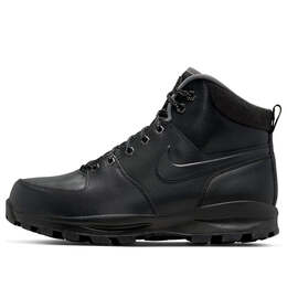 Кроссовки manoa leather se 'black' Nike, черный dc8892-001 | black/gunsmoke/black