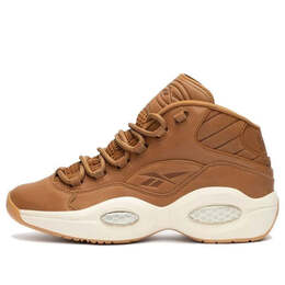 Кроссовки sneakersnstuff x question mid 'ai' Reebok, коричневый hp6851 | brown/classic white/gum