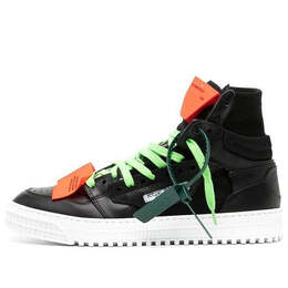 Кроссовки 3.0 off-court high 'black orange green' Off-White, черный omia065c99lea0011020 | black/orange/green