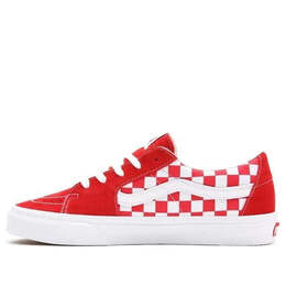 Кроссовки sk8-low 'checkerboard - racing red' Vans, красный vn0a4uuk4w9 | red
