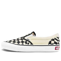 Кроссовки classic slip-on twist 'warp checker' Vans, черный vn0a4uud1mk | black and white