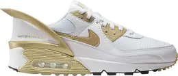 Кроссовки Nike Air Max 90 FlyEase 'Metallic Gold', белый cu0814 100 | white