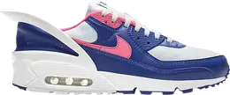 Кроссовки Nike Air Max 90 FlyEase 'Deep Royal Pink', синий cu0814 101 | blue