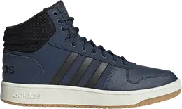 Кроссовки Adidas Hoops 2.0 Mid, синий gz7939 | blue