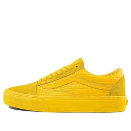 Кроссовки old skool vlt lx 'croc skin - lemon chrome' Vans, желтый vn0a4bvf2tr | yellow