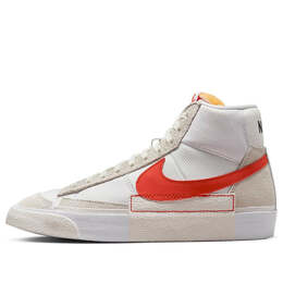Кроссовки blazer '77 pro club 'remastered' Nike, белый dq7673-101 | white/habanero red-summit white-sail-white-black