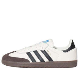 Кроссовки samba og 'white black gum' Adidas, белый jr2658 | off white/core black/gum