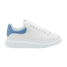 Кроссовки Alexander McQueen Oversized Sneaker White Blue, белый 727388 wiftg 9095 | white blue