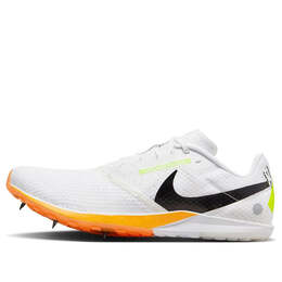 Кроссовки air zoom rival 6 'white total orange' Nike, белый dx7999-100 | white/total orange/laser orange/black