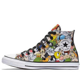 Кроссовки looney tunes x chuck taylor all star high 'looney characters' Converse, белый 158235f | white/multi-color/black
