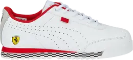 Кроссовки Puma Scuderia Ferrari x Roma Via Perf Jr White Red, белый 307260 04 | white