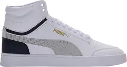 Кроссовки Puma Shuffle Mid White Grey Peacoat, белый 380748 05 | white
