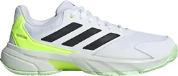 Adidas Кроссовки CourtJam Control 3 'White Lucid Lemon', белый if0459 | white
