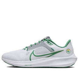 Кроссовки air zoom pegasus 40 'norfolk state' Nike, белый dz5947-100 | white/flat pewter/sea green