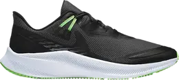 Кроссовки Nike Quest 3 Shield 'Black Poison Green', черный cq8894 010 | black
