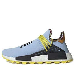 Кроссовки x pharrell nmd hu inspiration pack 'clear sky' Adidas, синий ee7581 | sky clear/black/yellow