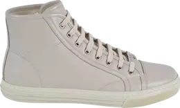 Кроссовки Gucci Leather High Mystic White, белый 423300 a9l00 9022 | mystic white