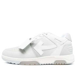 Кроссовки out of office low-top sneaker 'white grey' Off-White, белый omia189s23lea0020501 | white/grey