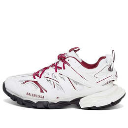 Кроссовки track sneaker 'white burgundy' Balenciaga, белый 542023w3ad19066 | white/red