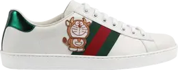 Кроссовки Doraemon x Gucci Ace Ivory Devil Patch, слоновая кость 655060 0fiu0 9091 | ivory devil patch