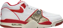 Nike Кроссовки Stussy x Air Flight 89 Low SP 'Habanero Red', белый fd6475 101 | white