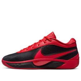 Кроссовки giannis zoom freak 6 'bred' Nike, черный fj7792-003 | black/university red
