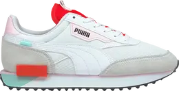 Кроссовки Puma Future Rider Neon Play - White Poppy Red, белый 373383 09 | white