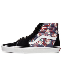 Кроссовки sk8-hi flowers graffiti 'black blue red' Vans, черный vn0a4bv61ja | black/blue/red