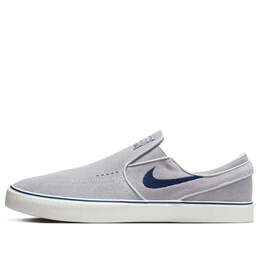 Кроссовки sb janoski+ slip 'wolf grey white navy' Nike, серый fn5893-002 | wolf grey/wolf grey/summit white/navy