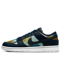 Кроссовки dunk low premium 'graffiti pack - obsidian' Nike, мультиколор dm0108-400 | obsidian/summit white