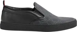 Кроссовки Gucci GG Supreme Slip-On Black, черный 407362 kwzk0 1082 | black
