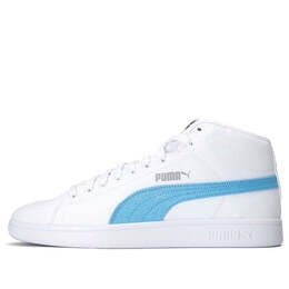 Кроссовки smash v2 mid cv 'white' Puma, белый 389285-01 | white / light blue