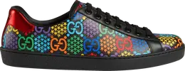 Кроссовки Gucci Ace GG Supreme Low Psychedelic - Black, черный 610085 h2020 1110 | psychedelic - black