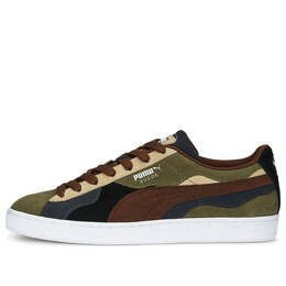 Кроссовки suede 'camowave - olive chestnut brown' Puma, камуфляж 389277-01 | camo/olive/chestnut/brown