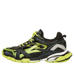 Кроссовки track.2 trainer 'black yellow green' Balenciaga, черный 568614w2gn31073 | black/green