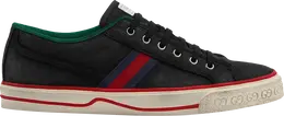 Кроссовки Gucci Tennis 1977 Black Cotton, черный 606111 gzo30 1094 | black cotton