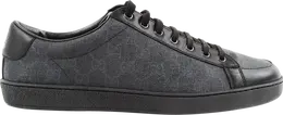 Кроссовки Gucci Brooklyn GG Supreme Low Black Grey, черный 325370 khn80 1096 | black grey