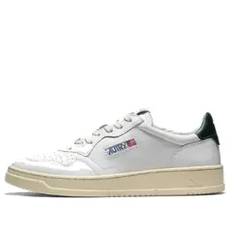Кроссовки medalist leather low 'white dark green' Autry, белый aulm-ll47 | white/dark green