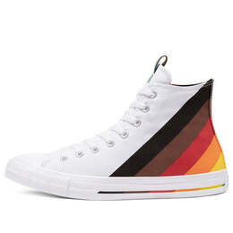 Кроссовки chuck taylor all star high 'pride - white' Converse, белый 167758c | white/purple/blue/green