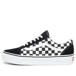 Кроссовки old skool platform 'black white checkerboard' Vans, черный vn0a3b3uhrk | black